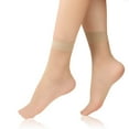 thumbnail image 1 of Socks 6 Pairs Sheer Ankle Sock Lady Nylon Socks for Women Ankle High Sock Sheer Stocking, 1 of 6