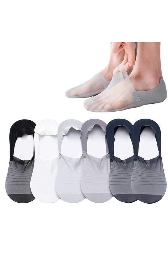 Socks 6 Pairs for men and women, Invisible Ice Silk Breathable Socks