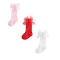 thumbnail image 1 of Socks, Baby Socks Fashion Soft Calf Socks Knee High Lace Large Bow Knot *3PCS(z8 3PCS,M), 1 of 6