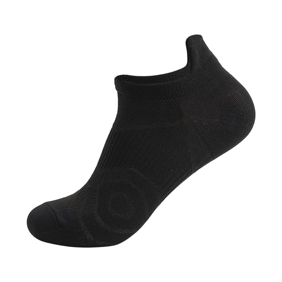 Socks Breathable SoftComfortable Outdoor Sports for Men and Women Fitness Running Thin Shallow Cut Summer Quick Drying Boat Black