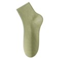 thumbnail image 1 of Socks Breathable SoftComfortable Women Thin Cotton Athletic Casual Crew Toe Women Above Ankle Crew Comfort Running for Women Green, 1 of 3