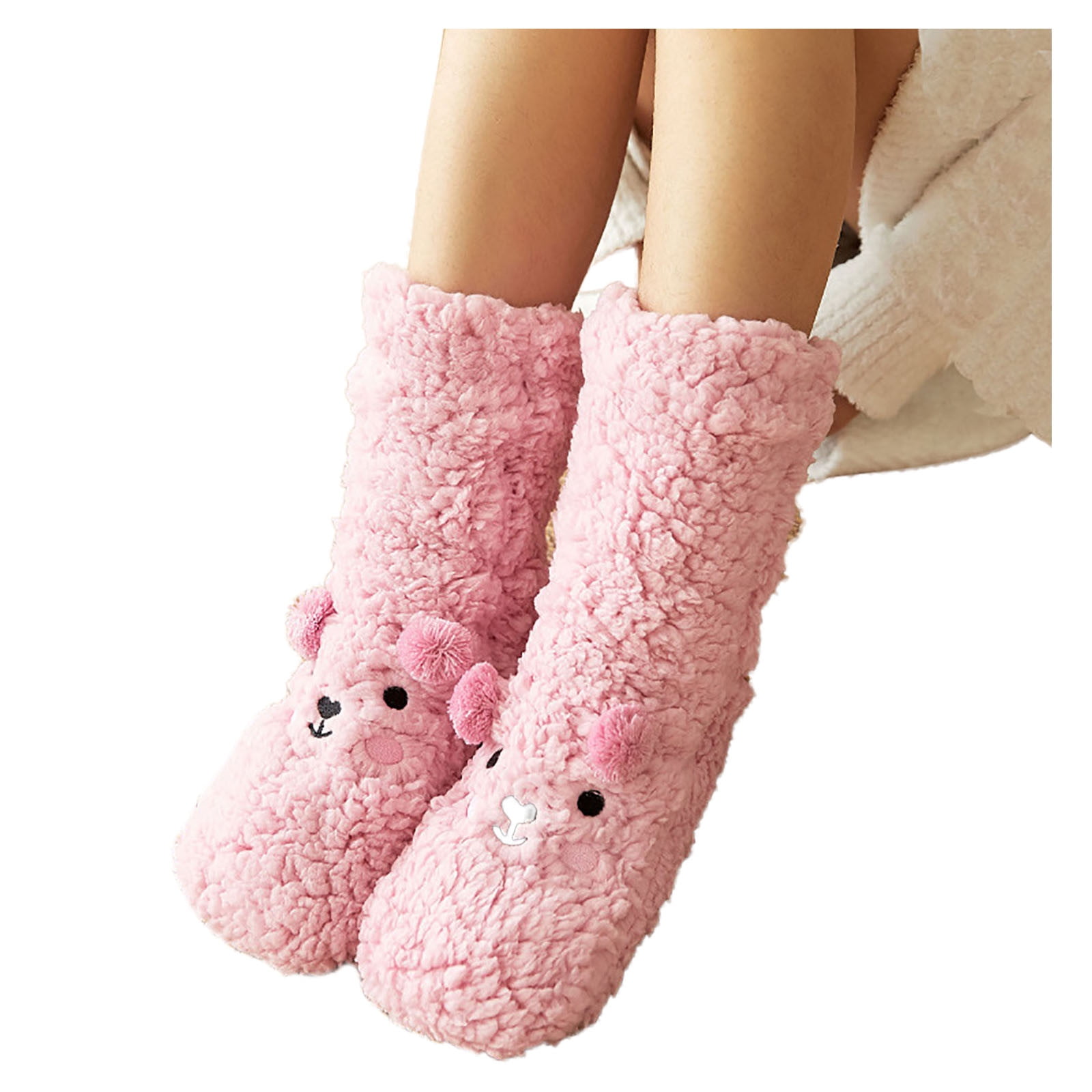Socks Cartoon Warm Socks Slippers Women's Sleeping Floor Non Slip Thicken Socks Socks Stroll