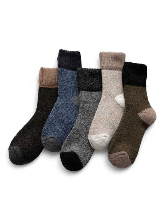 Socks Carving Drumdark Edition: Pack of 5 Unisex Multicolor Calf-Length Socks!