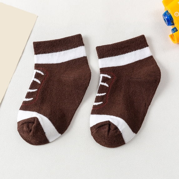 Socks Children Socks Fashion Trend New Pattern Football Baseball Football Pattern Summer Thin Comfortable Cute Socks