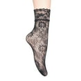 thumbnail image 1 of Socks Compression Comfort Socks For Women 1 Pairs Lace Ankle Fishnet Short Stockings, 1 of 4