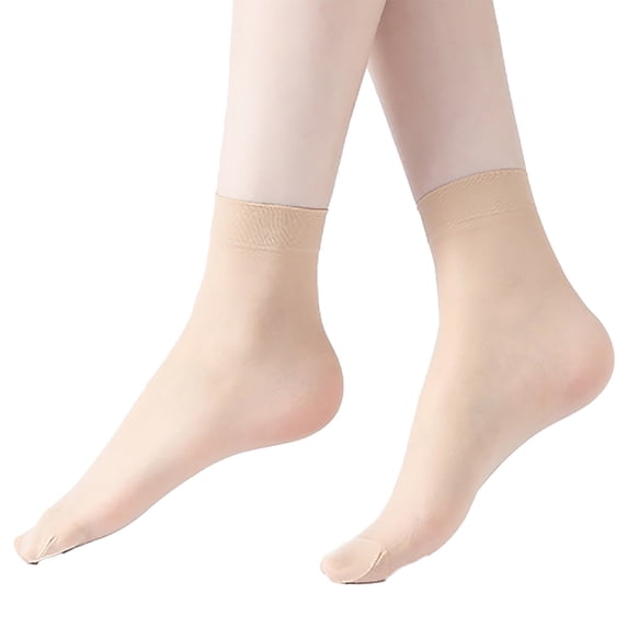 Socks Compression Comfort Socks For Women 10 Pack Nylon Ankle High Pantyhose