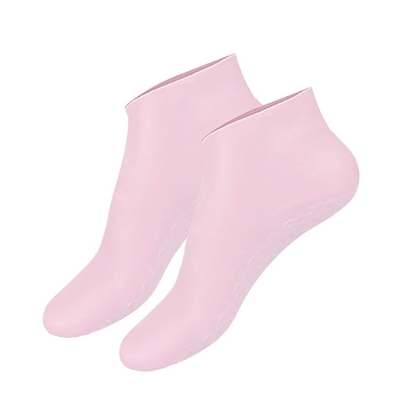 Socks Compression Comfort Socks For Women For Repairing Dry Feet Heel And Softening Rough Skin Pink