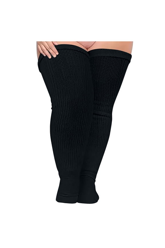 Socks Compression Comfort Socks For Women Soild Plus Size Over Knee Cotton Extra Long Extra Thick Thigh Tall