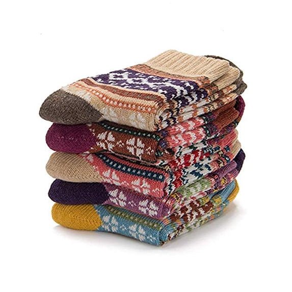 Socks Compression Comfort Socks For Women Winter Soft Men's Pack Warm Crew