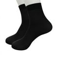 thumbnail image 1 of XUEMAO Socks For Women Fashion Clothing Compression Stockings For Women 1 Pairs Bamboo Fiber Ultra-thin Elastic Silky Short, 1 of 2