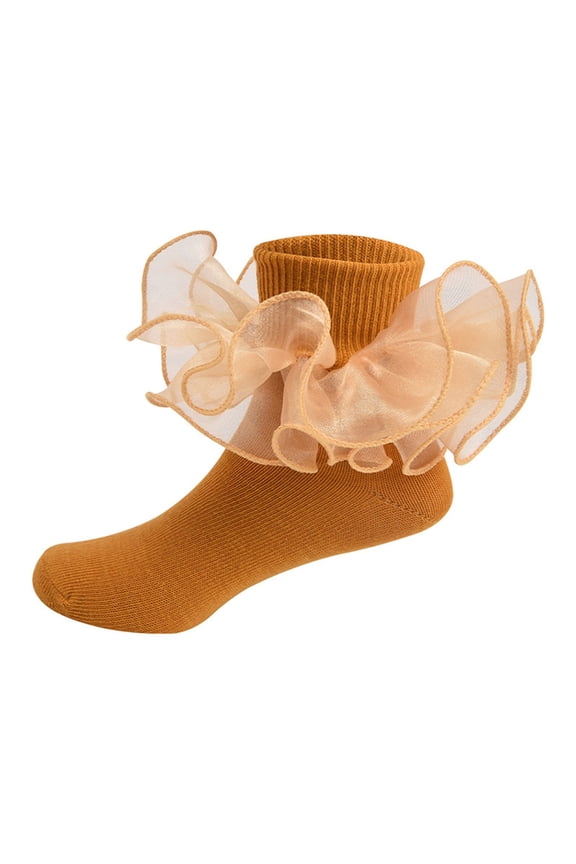 Socks Compression Socks For Women Casual With Lace Ruffles Ankle Dance For Cute Baby Frilly en For