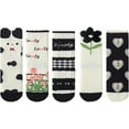 thumbnail image 1 of Socks Cute Cartoon Mid Calf Crew Socks for 2-12 Years, 1 of 5