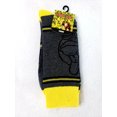 thumbnail image 1 of Socks Donkey Kong - Diddy King - Crew Socks (Grey/Yellow) - Size 10-13, 1 of 2