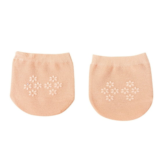 Socks Fashion Half Foot Summer Non Slip Half Solid Color Non Slip Glue Front Foot Slipper Full Half Foot Socks For Women