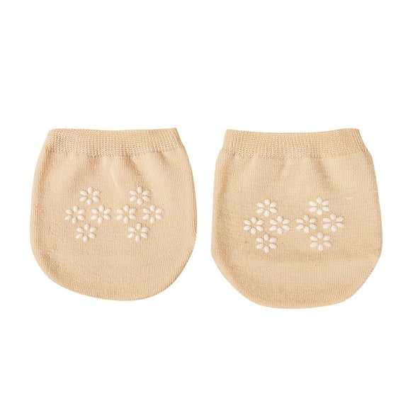 Socks Fashion Half Foot Summer Non Slip Half Solid Color Non Slip Glue Front Foot Slipper Full Half Foot Socks For Women