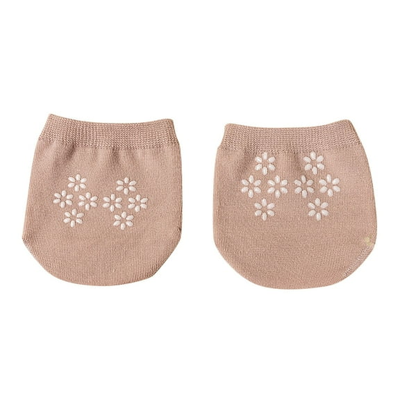 Socks Fashion Half Foot Summer Non Slip Half Solid Color Non Slip Glue Front Foot Slipper Full Half Foot Socks For Women
