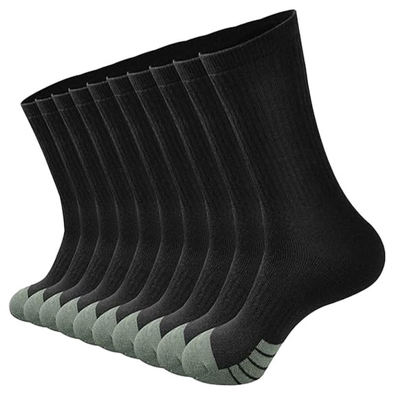 Socks Compression Comfort Socks For Women Men's Basketball Solid Color Short 5PC