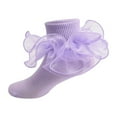 thumbnail image 1 of Socks For Women Comfort Breathable With Lace Ruffles Ankle Dance For Cute Frilly en For Crew Socks, 1 of 3
