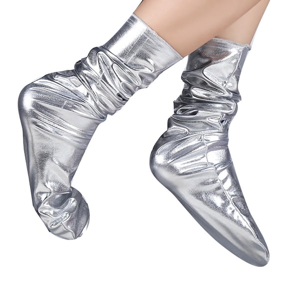 Socks For Women Comfort Breathable Men Casual Work Business Reflective Solid able Crew Socks