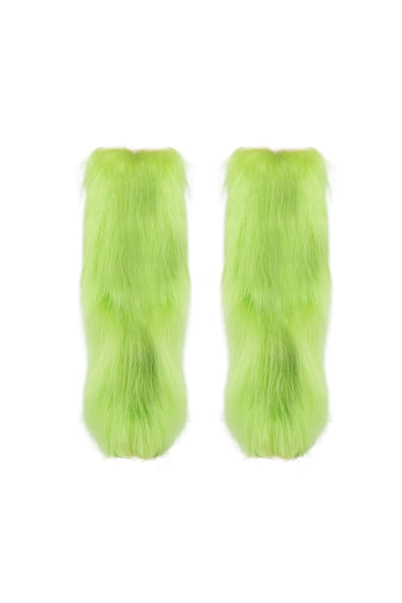 Socks For Women Furry Boot Cover Imitation Socks Shoe Cover Leg Cover Long Foot Cover Leg Warmers Warm And Slim Socks