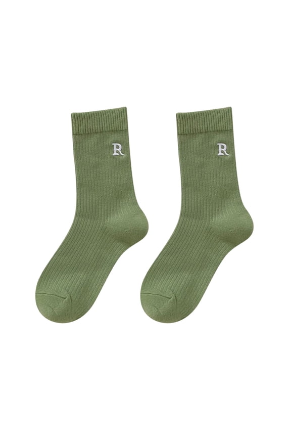 Socks For Women Letter Embroidery Socks Cute Printing Short Socks Ankle Socks For Athletic Comfortable Gifts For Socks