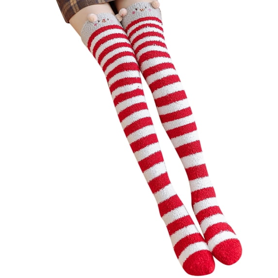 Socks For Women Long Socks Thigh High Socks Over The Knee Socks Cartoon Cute To Keep Warm Home Floor Socks Socks