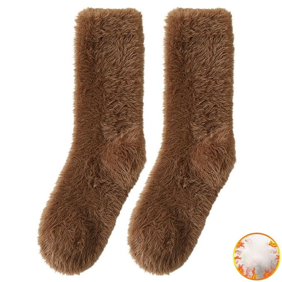 Socks For Women Men Long Haired Socks For Autumn And Winter Sleep Socks Warm Furry Socks Floor Socks With Plush And Thickened Mid Tube Socks