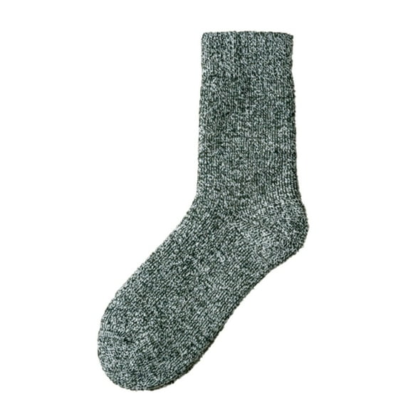 Socks For Women Winter Solid Thickened Thermal Socks Plush Medium Tube Sweat Absorbing Pure Cotton Socks Socks