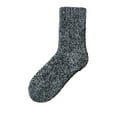 thumbnail image 1 of Socks For Women Winter Solid Thickened Thermal Socks Plush Medium Tube Sweat Absorbing Pure Cotton Socks Socks, 1 of 3