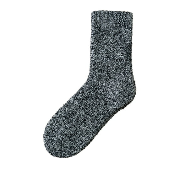 Socks For Women Winter Solid Thickened Thermal Socks Plush Medium Tube Sweat Absorbing Pure Cotton Socks Socks