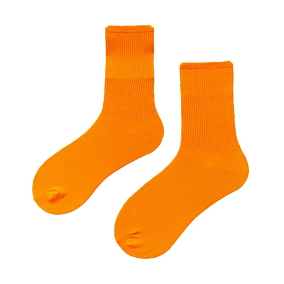 Socks For Women Women's Solid Color Medium Tube Light And Thin Spring And Summer Candy Colored Multi Colored Four Season Soft Socks