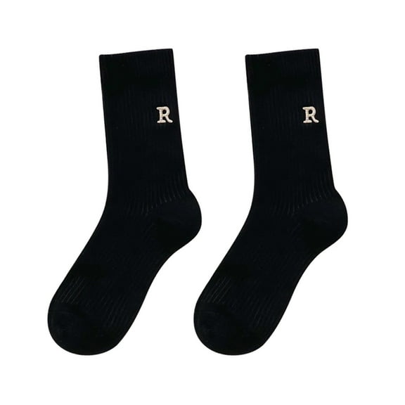 Socks Letter Embroidery Socks Cute Printing Short Socks Ankle Socks For Athletic Comfortable Gifts For Socks For Women