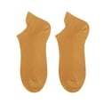 thumbnail image 1 of Yellow Socks Male Adult Teenager Summer Solid Ultra Thin Breathable Trend Retro Socks, 1 of 2