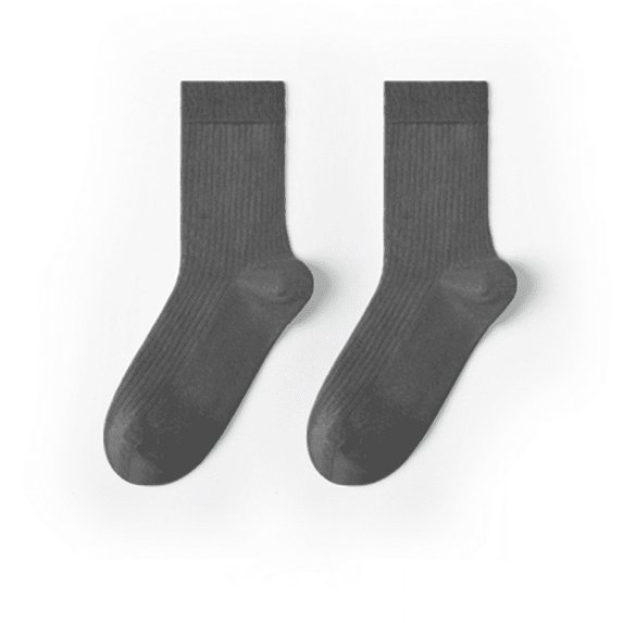 Socks Men's Middle Tube Deodorant Sweat-absorbent Autumn And Winter Autumn Stockings Men's Thickened Stockings 2 Pairs