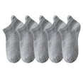thumbnail image 1 of Socks Men's socks Spring and summer mesh breathable solid color cotton socks stereo heel, 1 of 5