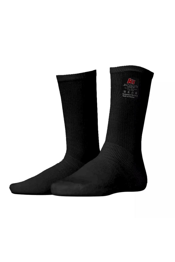 K1 Racegear Socks Nomex K1 Black Small/Medium