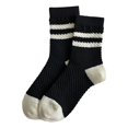thumbnail image 1 of Socks Preppy Cute Combed Cotton Simple Mid Calf SocksSocks For Women, 1 of 2