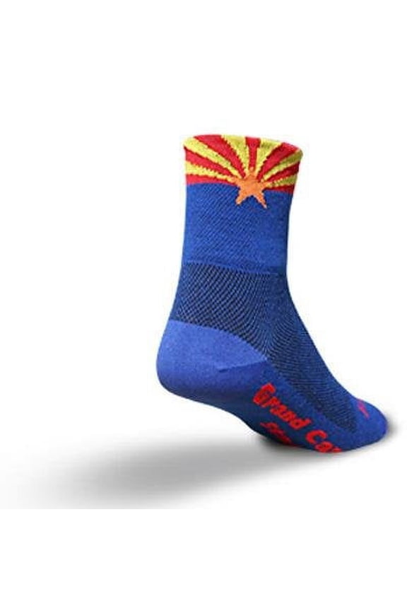Socks - SockGuy - Classic 3" AZ Flag S/M Cycling/Running