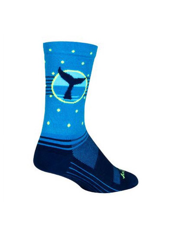 Socks - SockGuy - Whale Tail S/M 6" Crew CRWHALE