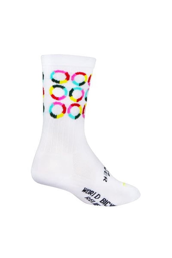 Socks - SockGuy - World Relief Bicycle L/XL 6" SGX X6WLDBKRLF L