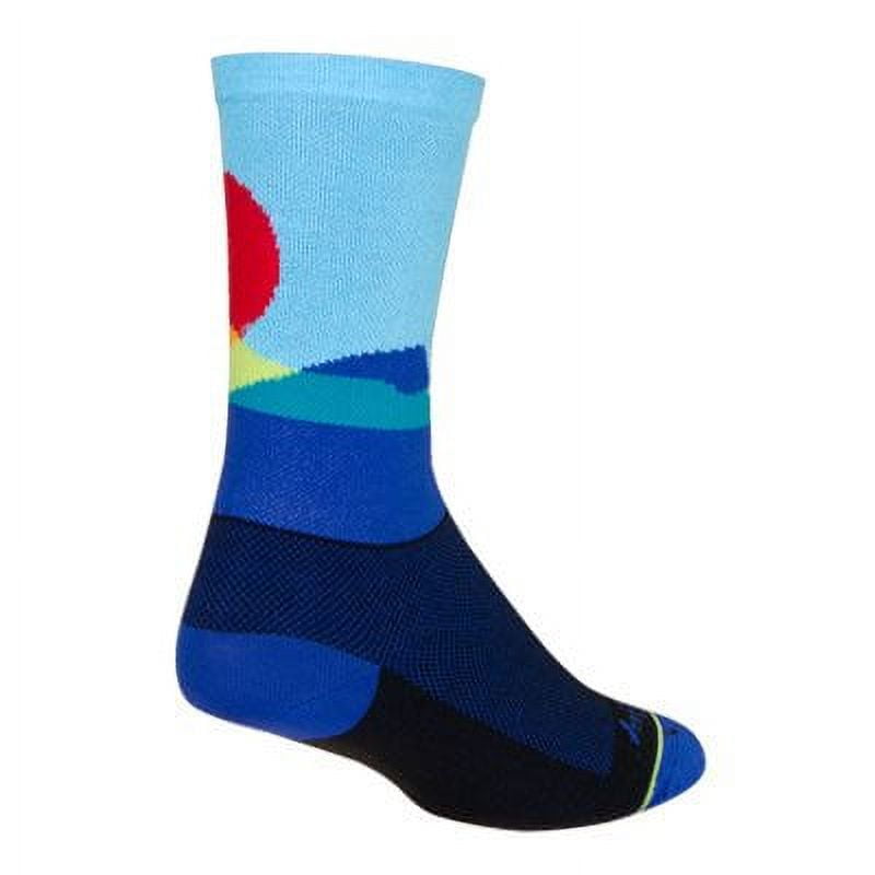 SockGuy Crew Chaussettes de cyclisme et course à pied Taille L 15,2 cm