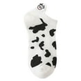 thumbnail image 1 of Socks Socks Short Bootie Fuzzy Breathable Cute Ankle Cotton Cow Pattern Fashion Japanese Heel Embroidery Machine Cat SocksSocks For Women, 1 of 4