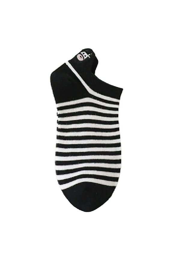 Socks Socks Short Bootie Fuzzy Breathable Cute Ankle Cotton Cow Pattern Fashion Japanese Heel Embroidery Machine Cat SocksSocks For Women