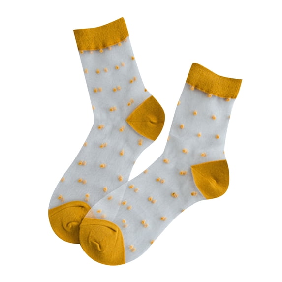 Socks Compression Comfort Socks For Women Spring And Summer Tube Stockings Stockings Polka Dot Transparent able Stockings