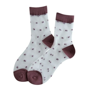 Socks Compression Comfort Socks For Women Spring And Summer Tube Stockings Stockings Polka Dot Transparent able Stockings
