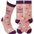 thumbnail image 1 of Socks - Think Positive Thoughts, 1 of 1