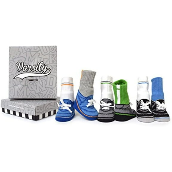 Socks - - Varsity 0-12M Baby Accessories Set of 6