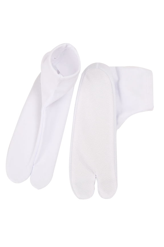 Socks White Two-toed Cotton Tabi Fashionable Women's Running Split Toes Chemical Fiber Man