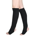 thumbnail image 1 of Socks Winter Solid Color Knitted Socks Yoga Dance Foot Sleeves Wool Leg Protectors Stepping Feet Stacking SocksSocks For Women, 1 of 5