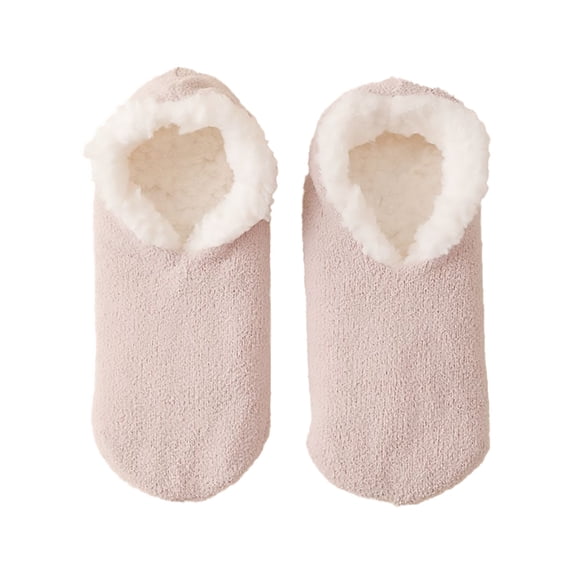 Socks Winter Super Thick Couple's Home Short Shoes And Socks Lamb's Wool Warm Plush Floor SocksSocks For Women